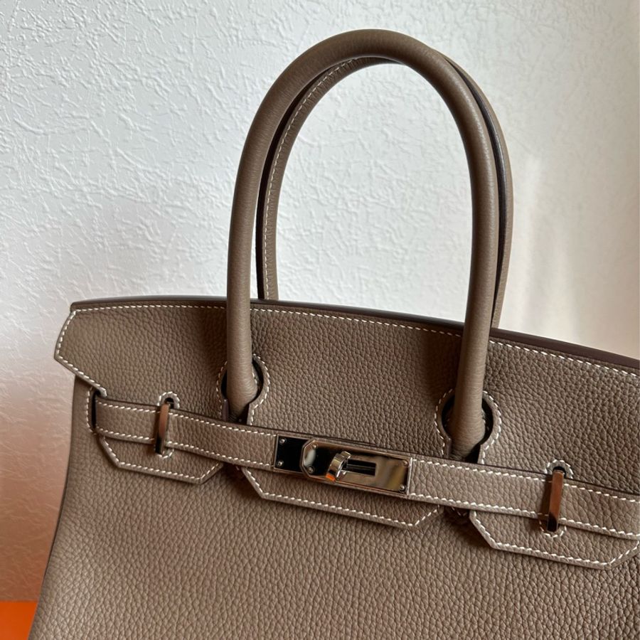Hermes birkin 30 大象灰 極美-2