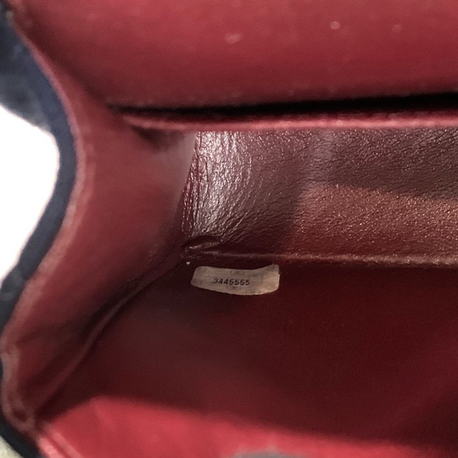 Chanel 香奈兒 中古 深藍色 初代布面CF XB579-8