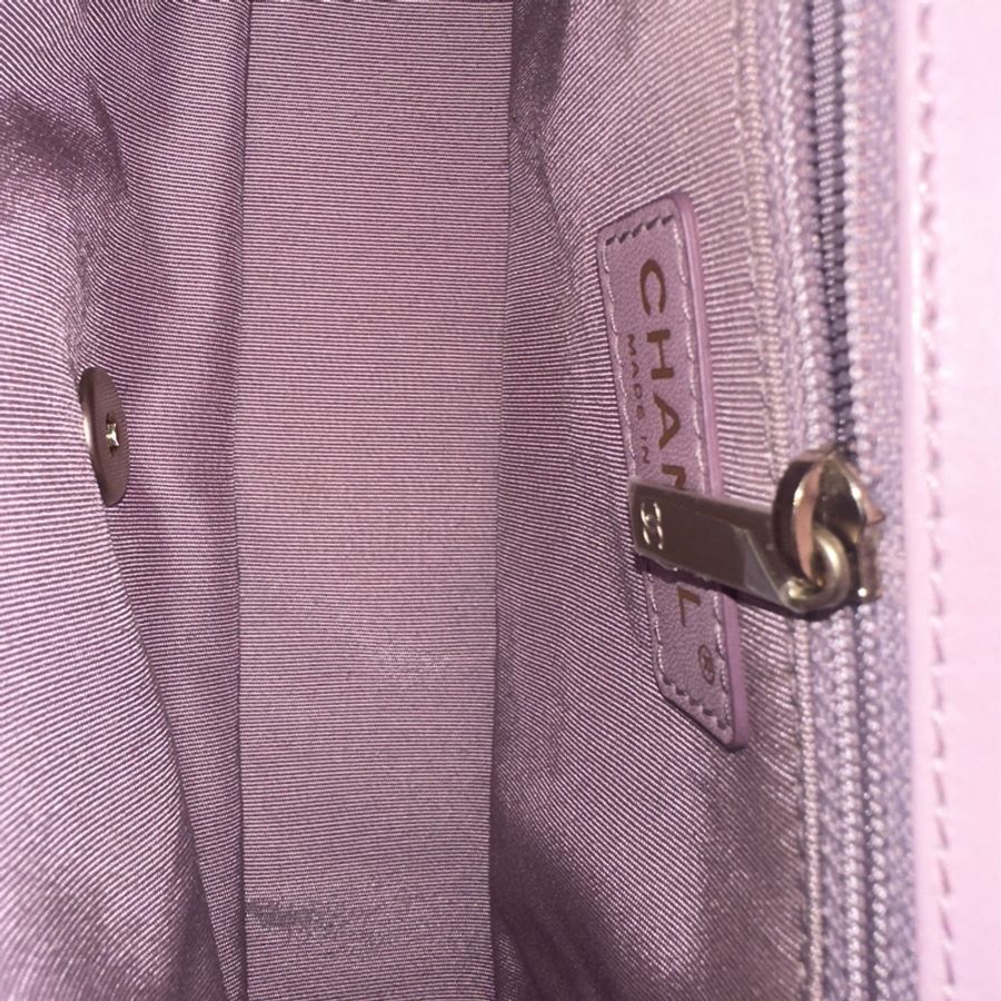 香奈兒 戴安娜 單肩斜挎包 粉色 小號 chanel diana classic flap bag pink small-5