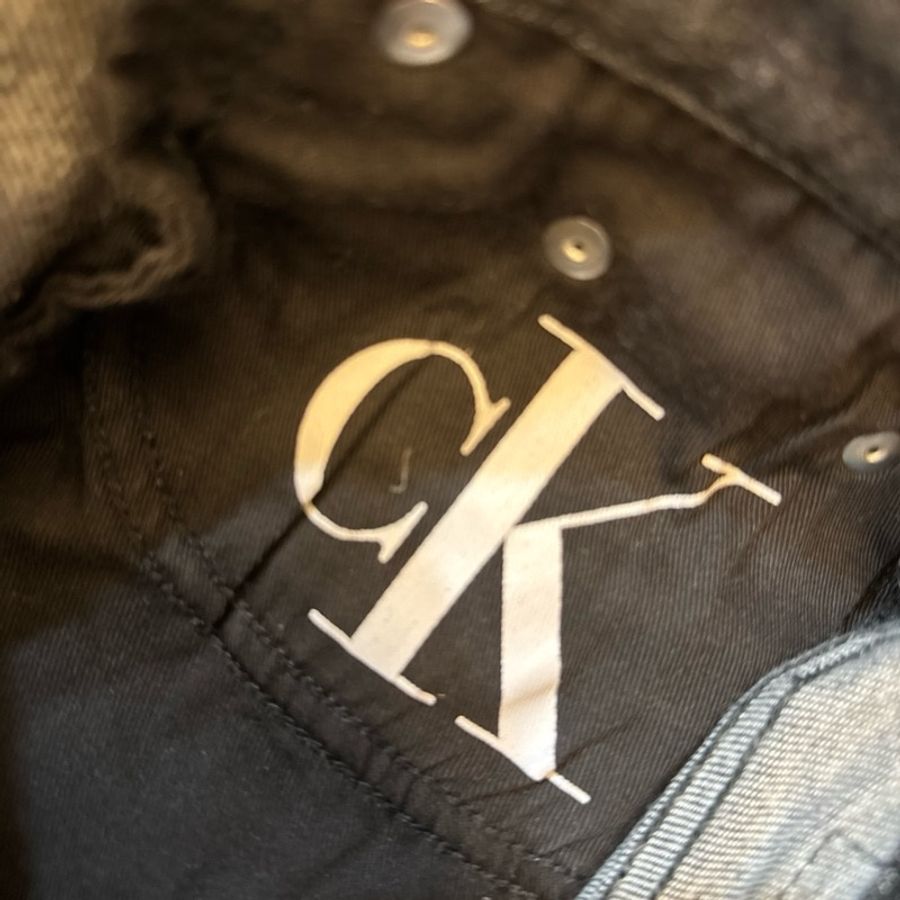 Ck作舊刷破牛仔褲有彈性好穿-2