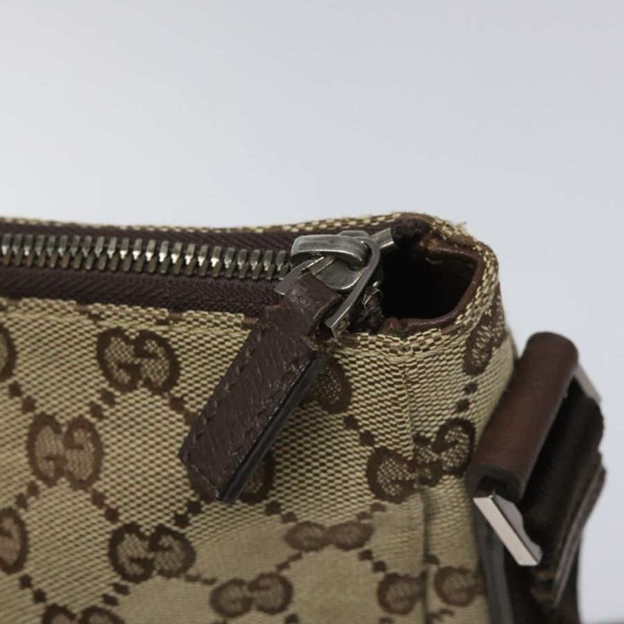 【日本直送】GUCCI GG帆布肩背包 米色 銀色 110054 正品 ep7544-14