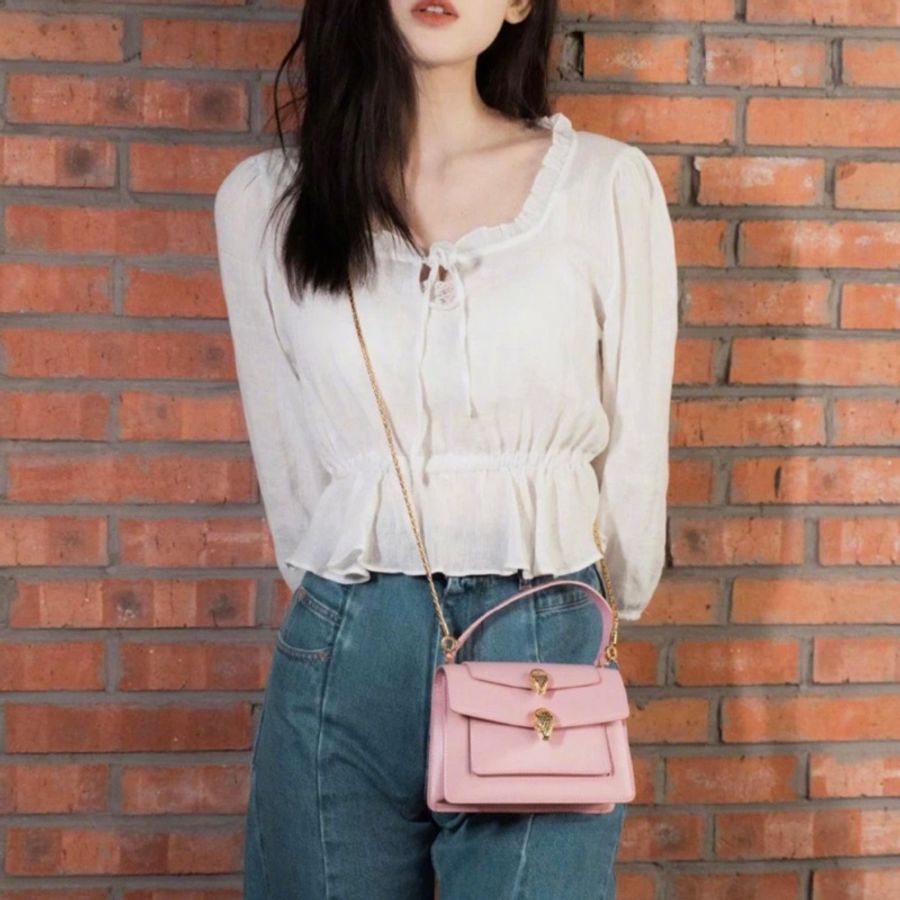 BVLGARI寶格麗 x ALEXANDER WANG 聯名款 小號 女款 粉色-1