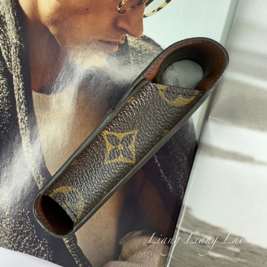 LOUIS VUITTON LV Monogram經典老花香煙盒/電子煙盒/口紅包-17