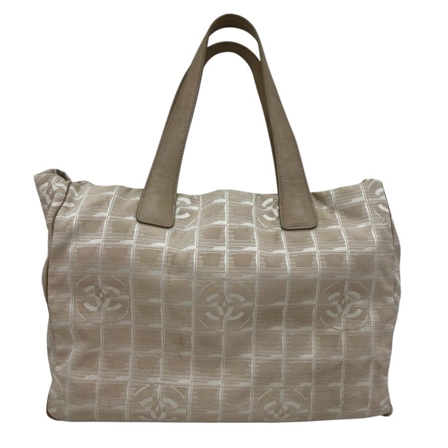 【赫蒂國際精品】 Chanel 香奈兒 奶茶色香奈兒冰格托特包 vintage-0