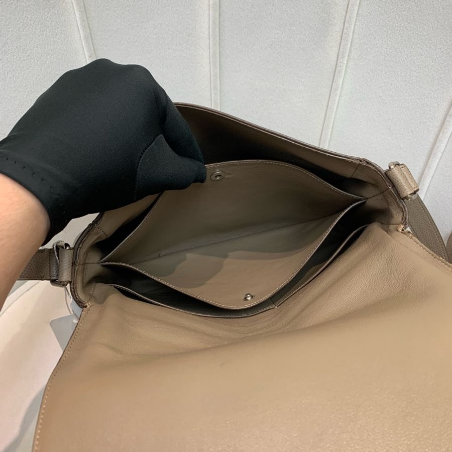Celine 大象灰經典馬鞍 斜背包 XB570-7