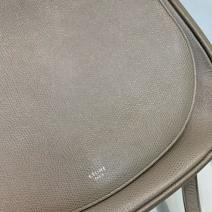 Celine 大象灰經典馬鞍 斜背包 XB570-37