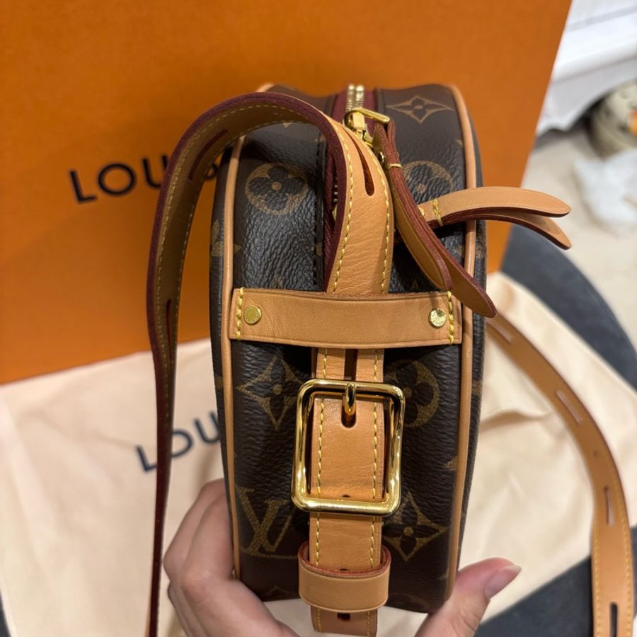 全網最低價😍Lv老花大號牛皮掛牌軟圓餅包手提斜挎包⭕️-11