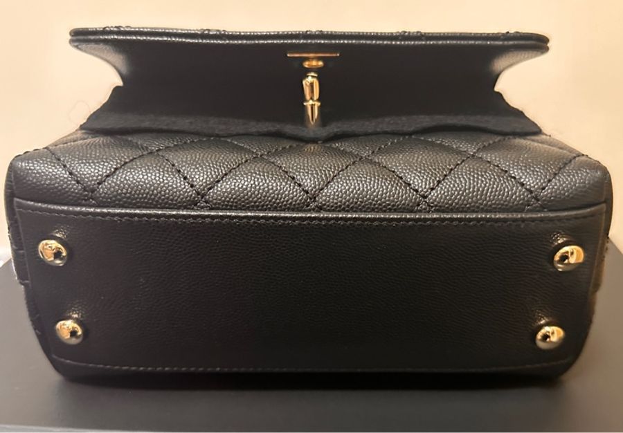 Chanel small coco handle bag-13