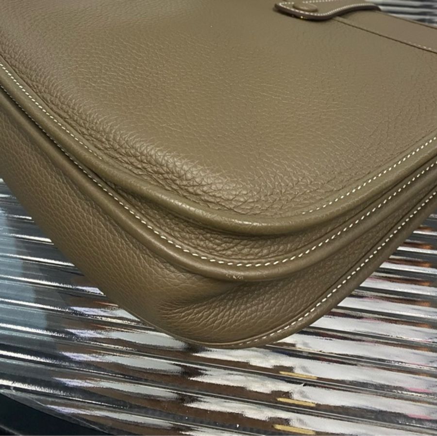 🌈Hermes🧡Evelyne 29🧡大象灰金扣🌟98新🌟Stamp U🌟TC皮🌟-5