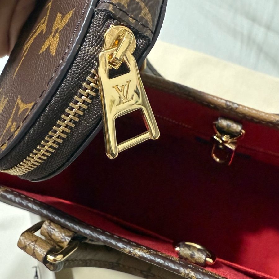 M46373 Louis Vuitton OnTheGo PM 拼色 手提 斜背 托特包-15