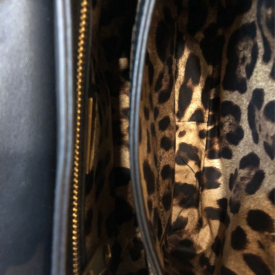 全新D&G BLACK LACE BAG-4