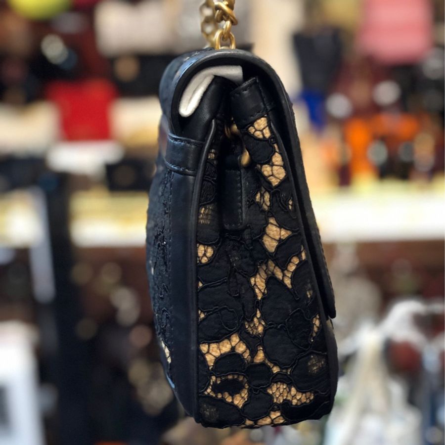 全新D&G BLACK LACE BAG-5