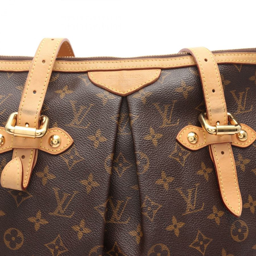 路易威登 Palermo GM 單肩手提包 M40146 Monogram 帆布棕色二手 LV-12