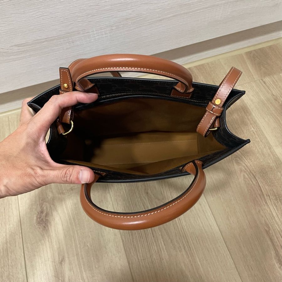 Celine cabas tote 老花 琴譜包 中號-13