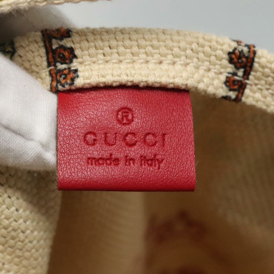 【日本直送】GUCCI Gucci Garden Boutique 手提包帆布米色正品 bs27564-9