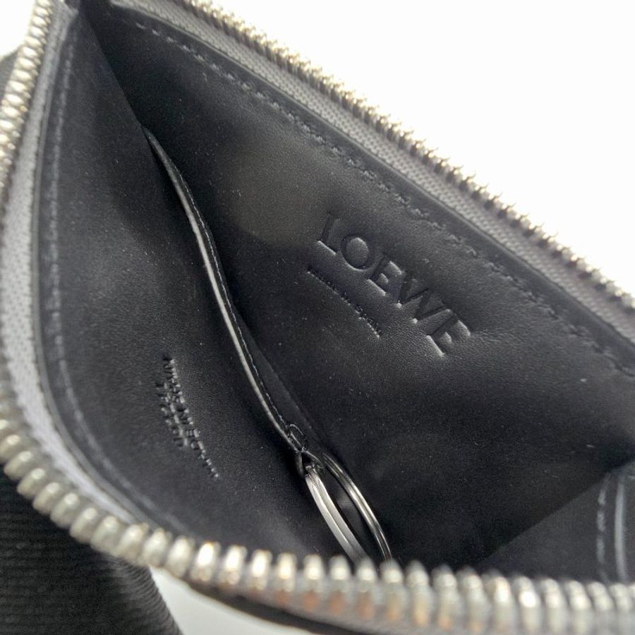 (配件超齊✨) LOEWE 羅威 經典PUZZLE 拼圖小牛皮Anagram 拉鍊 零錢包 卡片夾 鑰匙包-8