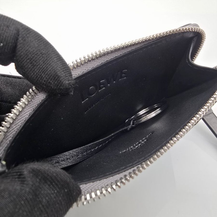 (配件超齊✨) LOEWE 羅威 經典PUZZLE 拼圖小牛皮Anagram 拉鍊 零錢包 卡片夾 鑰匙包-9