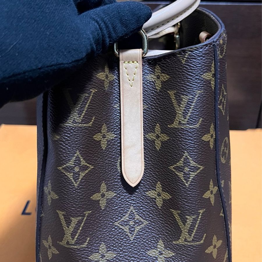 (已降價)❤️LV中款蒙恬包❤️M41056~ 95近新「LV MONTAIGNE BB 」~肩背包、手提包、斜背包-5