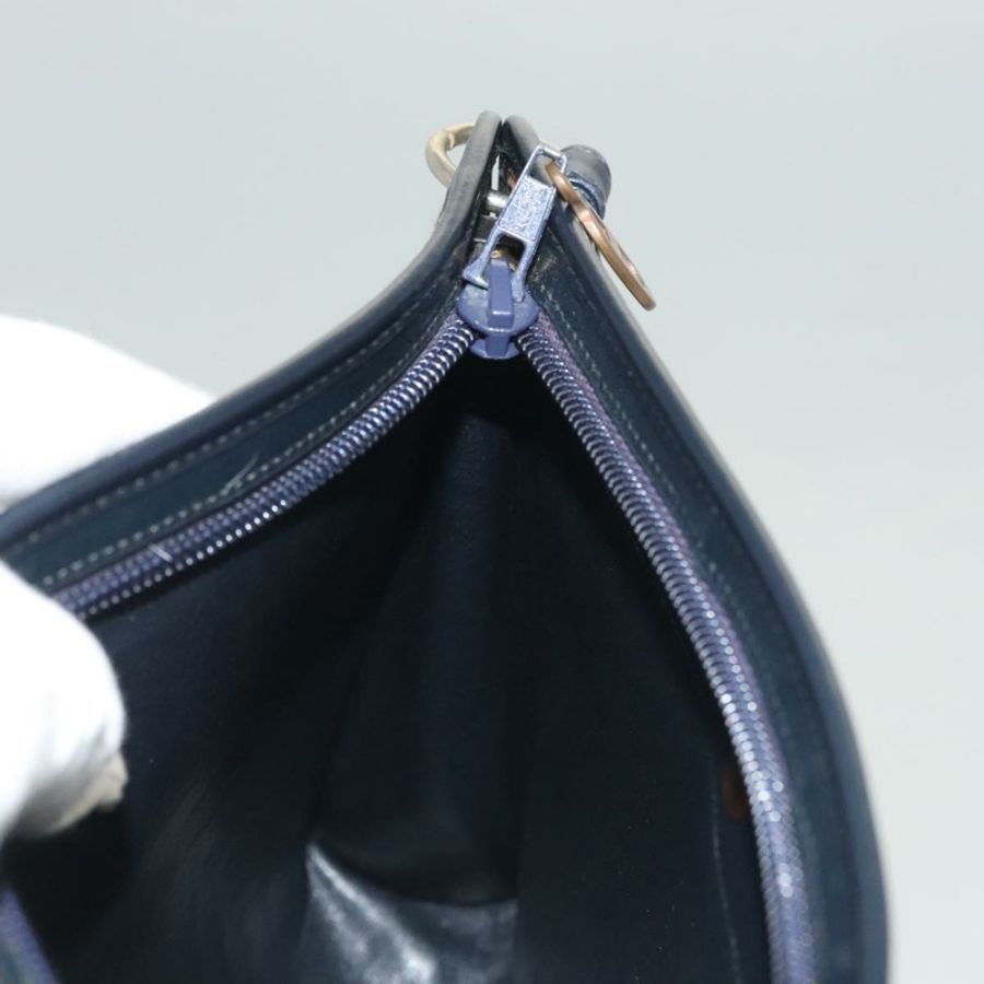 【日本直送】Christian Dior Trotter帆布肩背包 海軍藍 金色 正品 ep9528-17