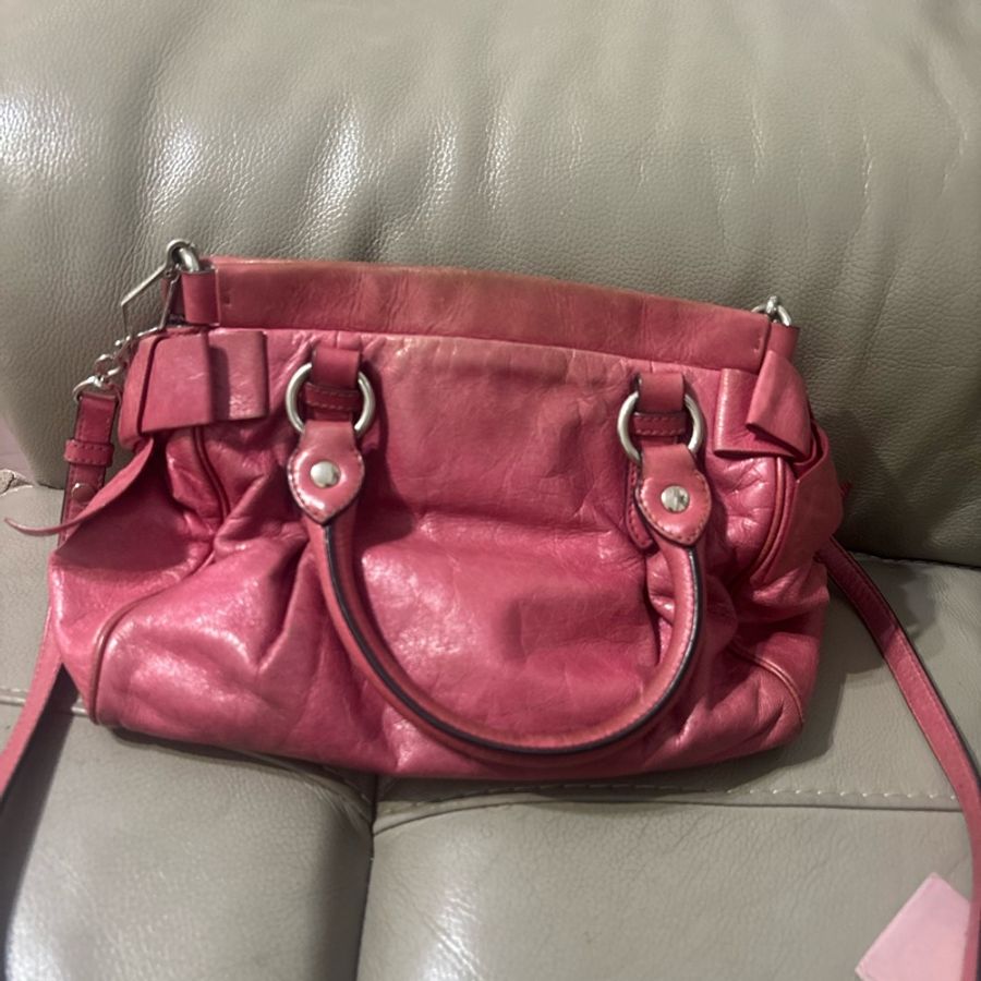 Miu Miu 中古蝴蝶結包 有保卡-1