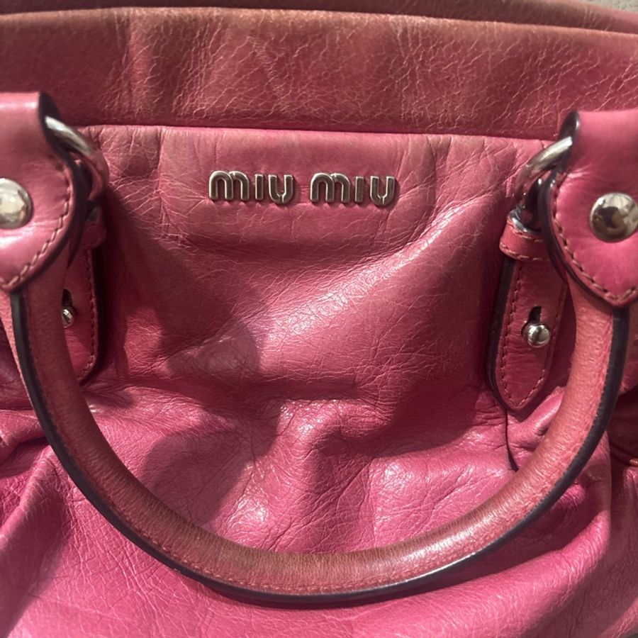Miu Miu 中古蝴蝶結包 有保卡-3