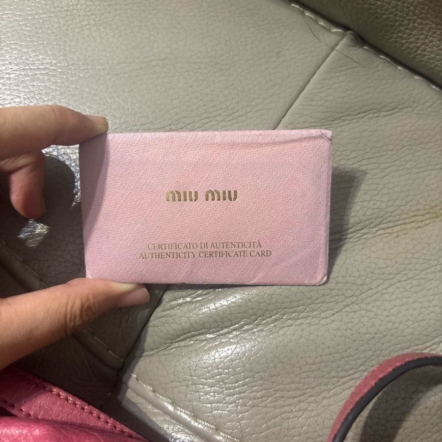 Miu Miu 中古蝴蝶結包 有保卡-12