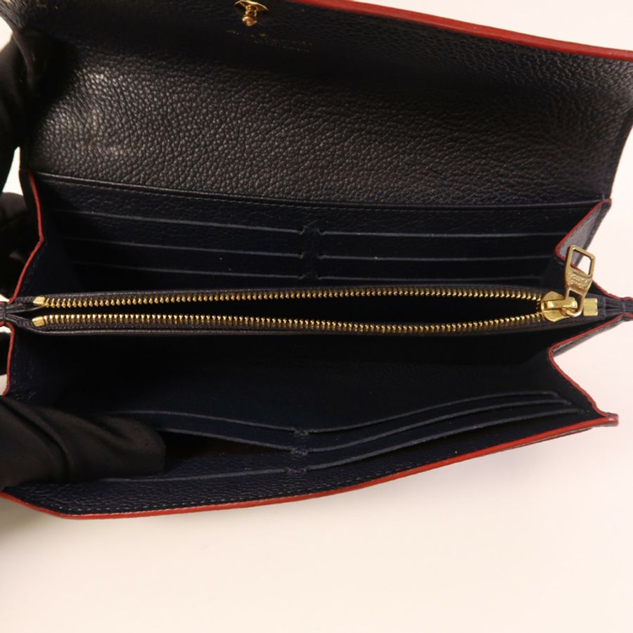 LOUIS VUITTON 【激減優惠】Monogram Empreinte Sarah Long Wallet金扣長錢包-4