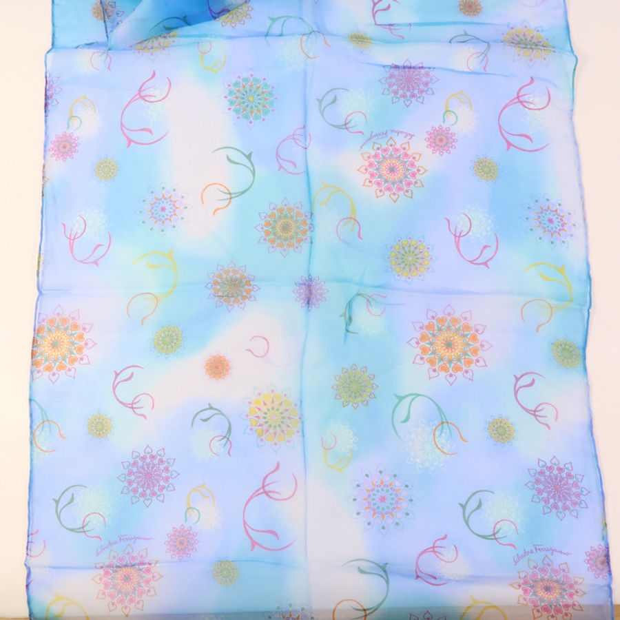 Salvatore Ferragamo 絲質Scarf絲巾-2