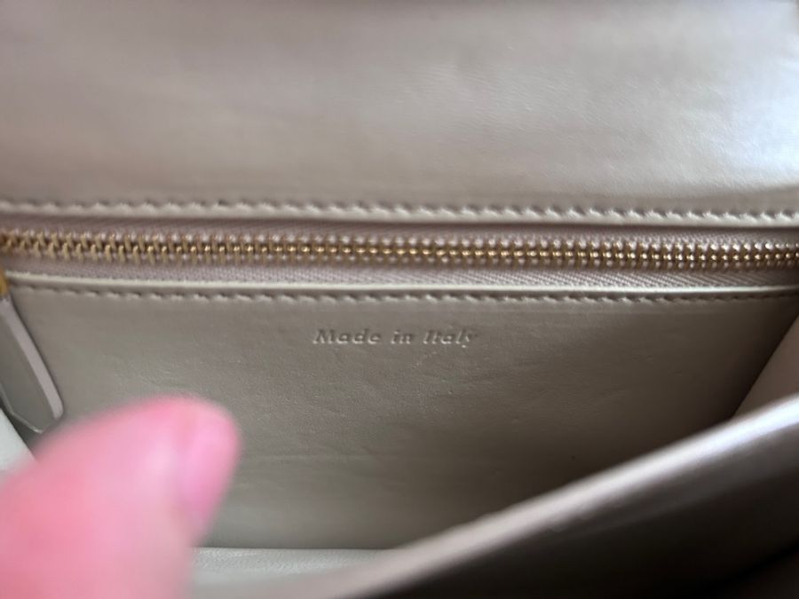 old Céline mini classic box皮 超美米灰色 9成新-4
