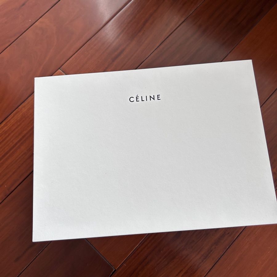 old Céline mini classic box皮 超美米灰色 9成新-8