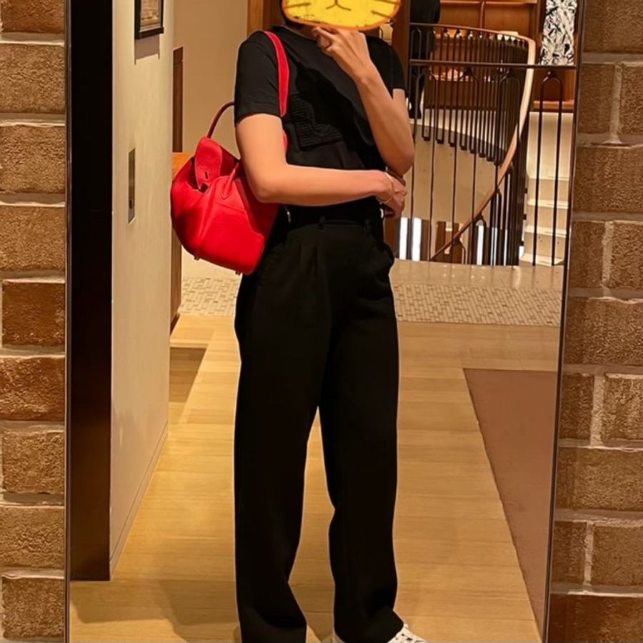 Hermes Lindy 愛馬仕 紅 金釦 Lindy26 Lindy 26-2