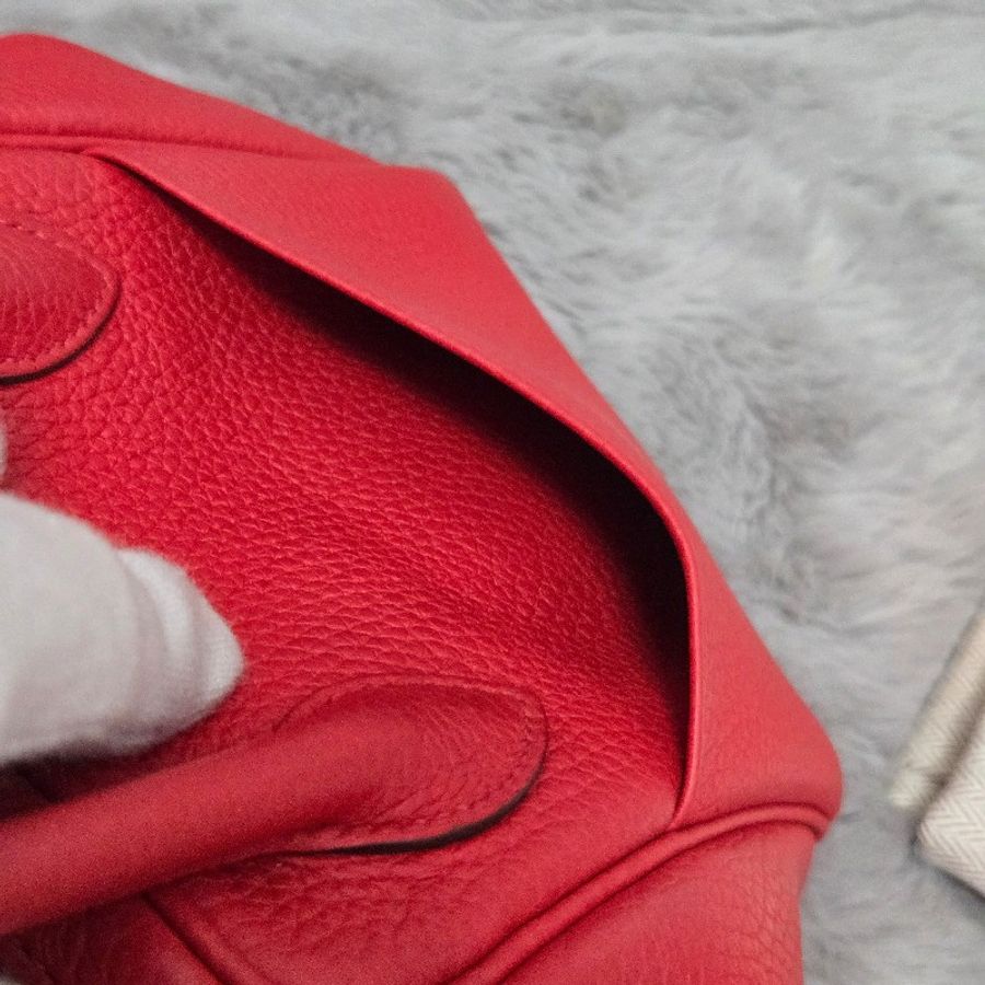 Hermes Lindy 愛馬仕 紅 金釦 Lindy26 Lindy 26-45
