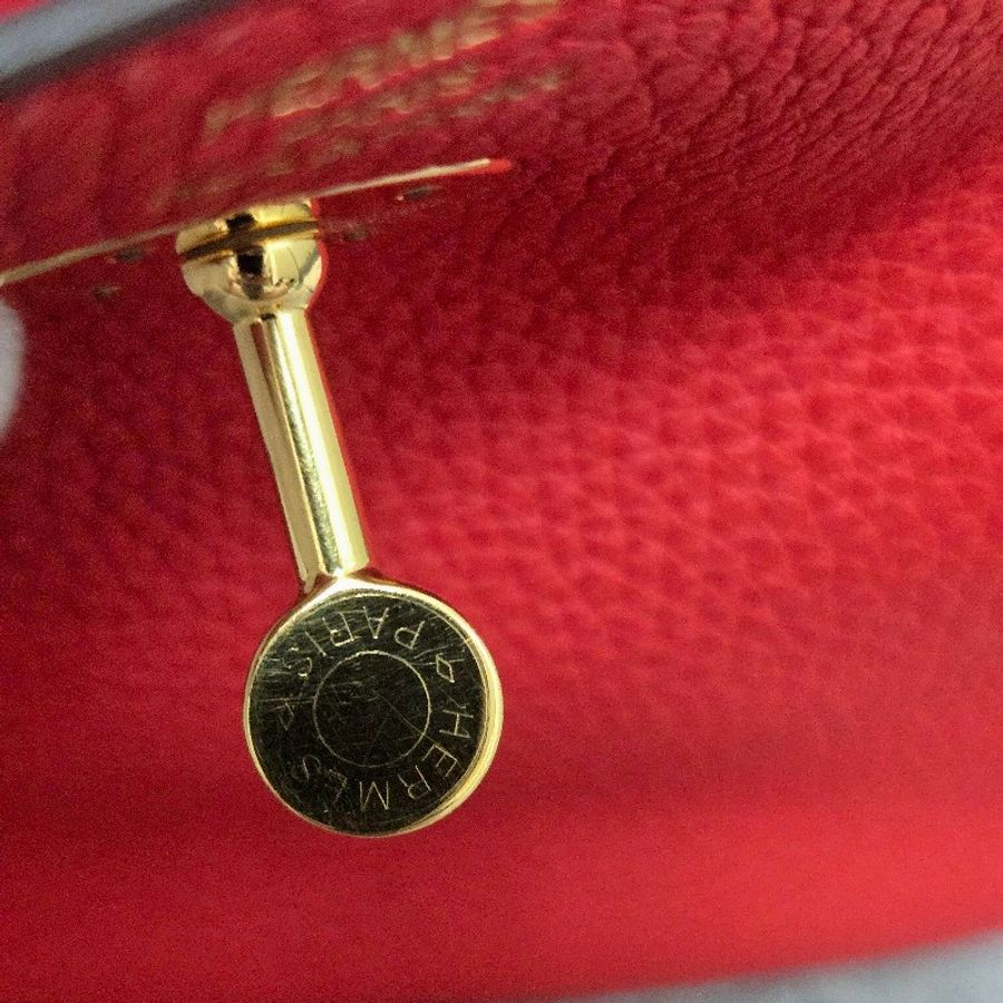 Hermes Lindy 愛馬仕 紅 金釦 Lindy26 Lindy 26-61