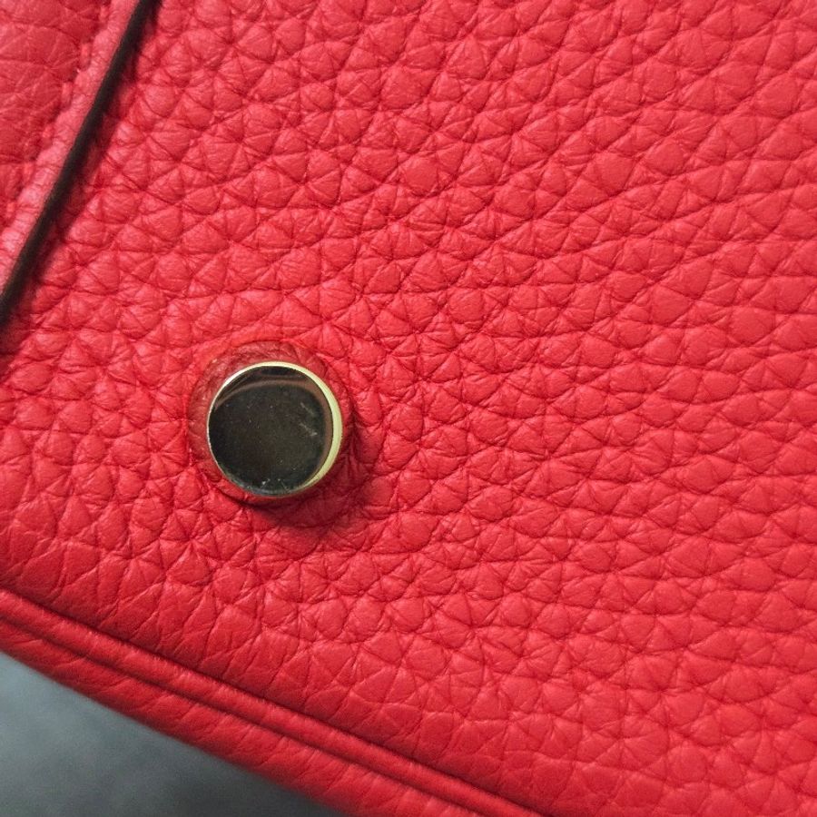Hermes Lindy 愛馬仕 紅 金釦 Lindy26 Lindy 26-32