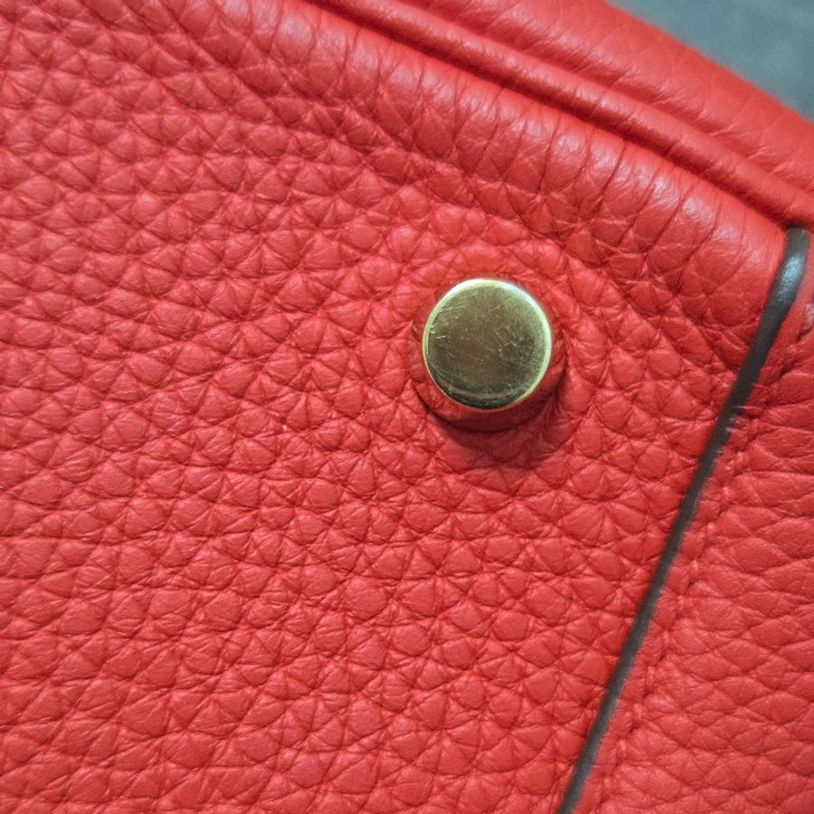 Hermes Lindy 愛馬仕 紅 金釦 Lindy26 Lindy 26-33