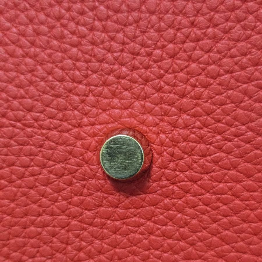 Hermes Lindy 愛馬仕 紅 金釦 Lindy26 Lindy 26-35