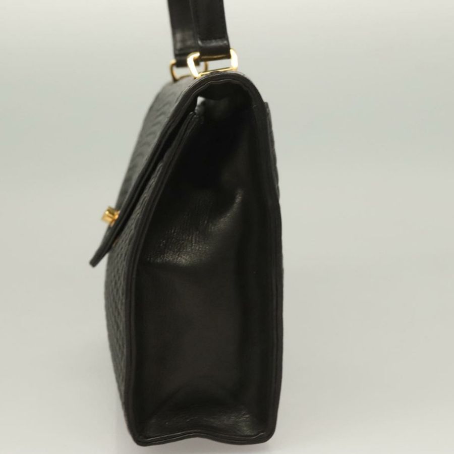 【日本直送】BALLY 手提包 皮革 黑色 金色 正品 BA3481-2