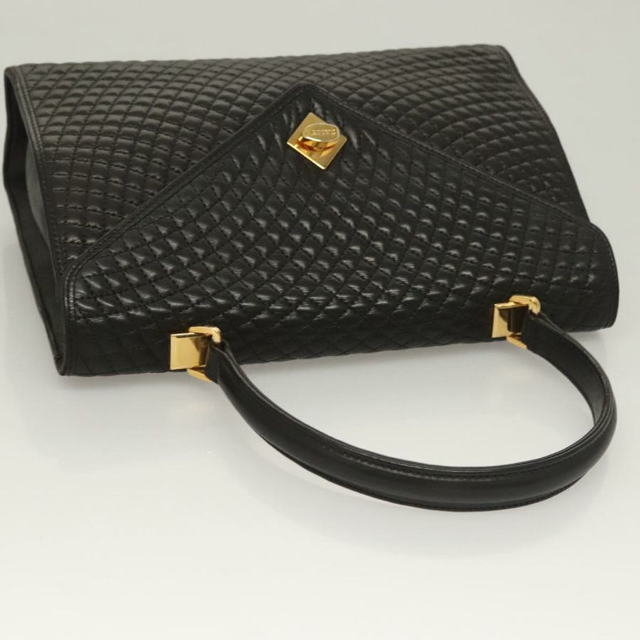 【日本直送】BALLY 手提包 皮革 黑色 金色 正品 BA3481-5