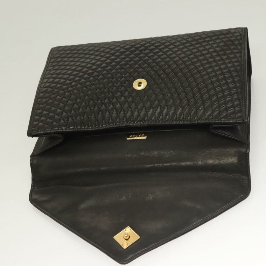 【日本直送】BALLY 手提包 皮革 黑色 金色 正品 BA3481-9