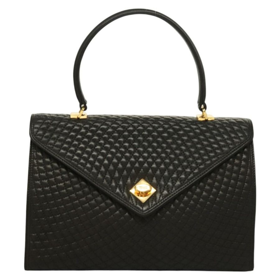 【日本直送】BALLY 手提包 皮革 黑色 金色 正品 BA3481-12