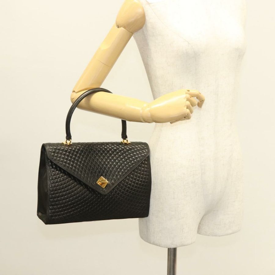 【日本直送】BALLY 手提包 皮革 黑色 金色 正品 BA3481-23