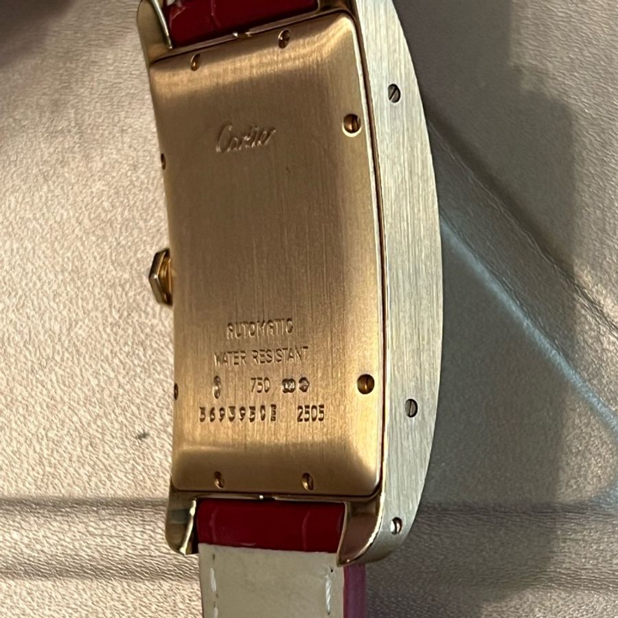 Cartier 美國坦克玫瑰金大型自動上鍊W2609156-13