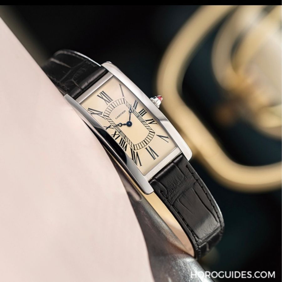 Cartier 美國坦克玫瑰金大型自動上鍊W2609156-33