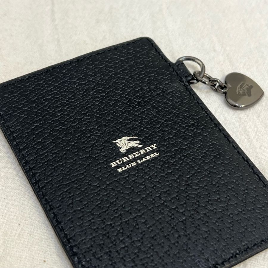 Burberry 荔枝紋皮革 金屬心形卡夾-7