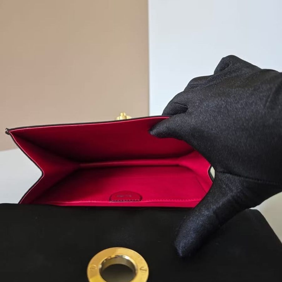 【LA LUNE】絕版中古包 Celine按壓星球黑金色凱莉包 手提包 古董包 二手包-6