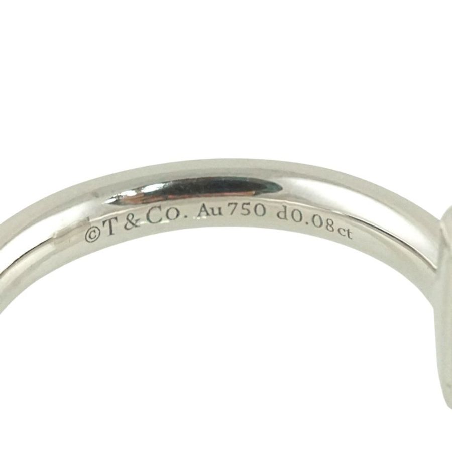 TIFFANY T1 18K白金鑲鑽石戒指(附2025年購證)-10