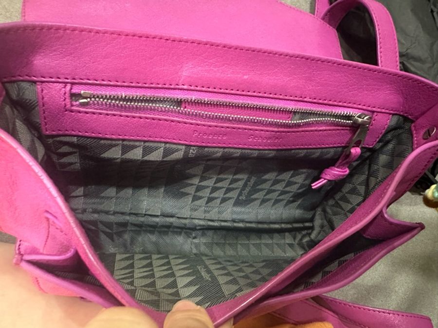 Proenza Schouler 紫色斜背包 /手提/肩背三用包/小號-11