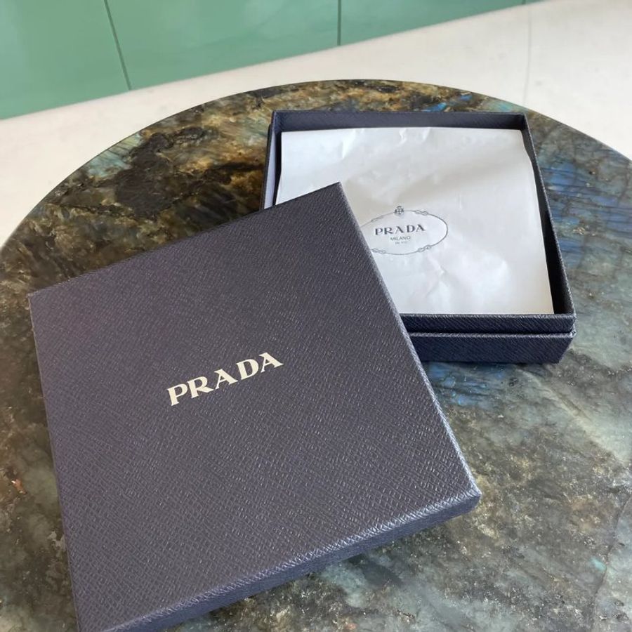 Prada 再生尼龍髮圈 [藍色]-8