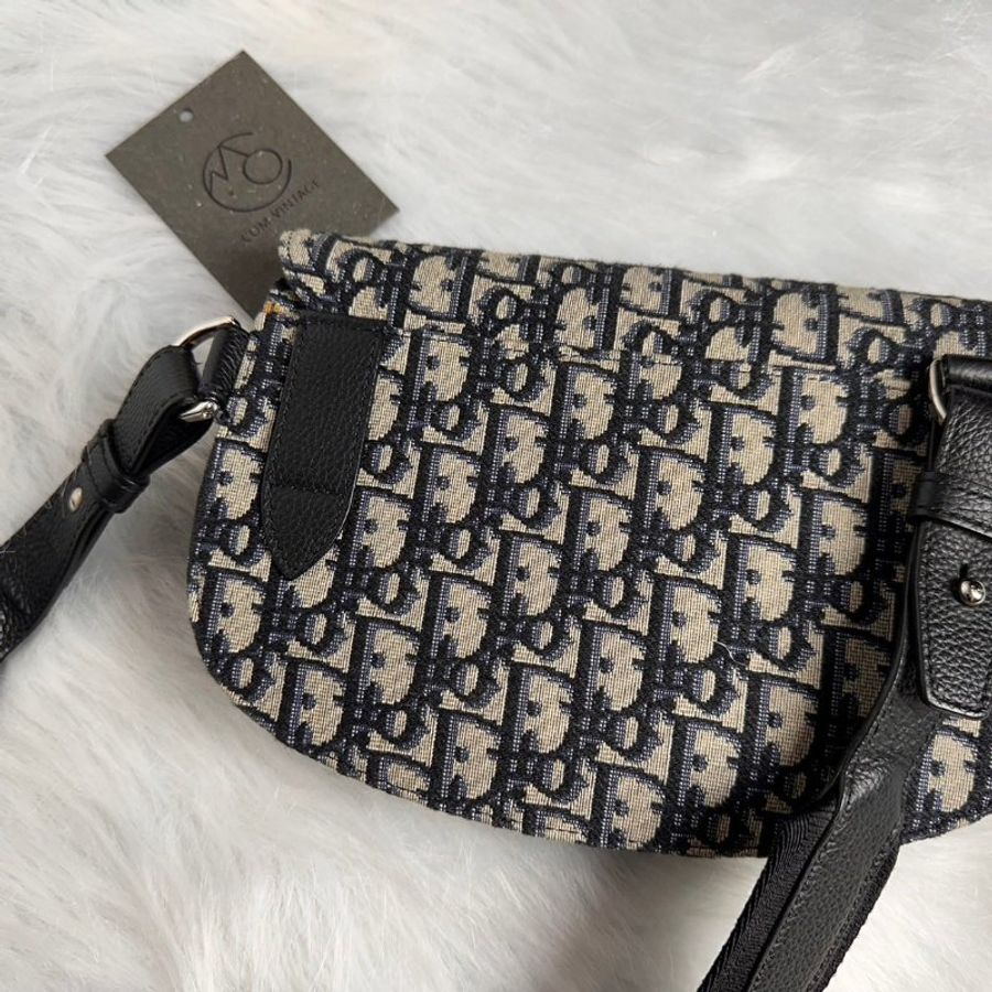 DIOR 經典SADDLE系列 老花斜挎馬鞍包-2