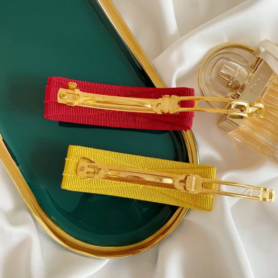Ferragamo 中古髮夾 [紅色]-2